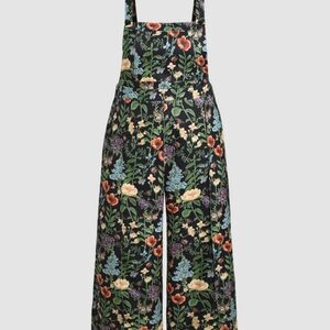 Cider floral overalls